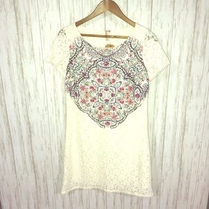 🍋Red Camel Medallion Cool on Color dress NWT